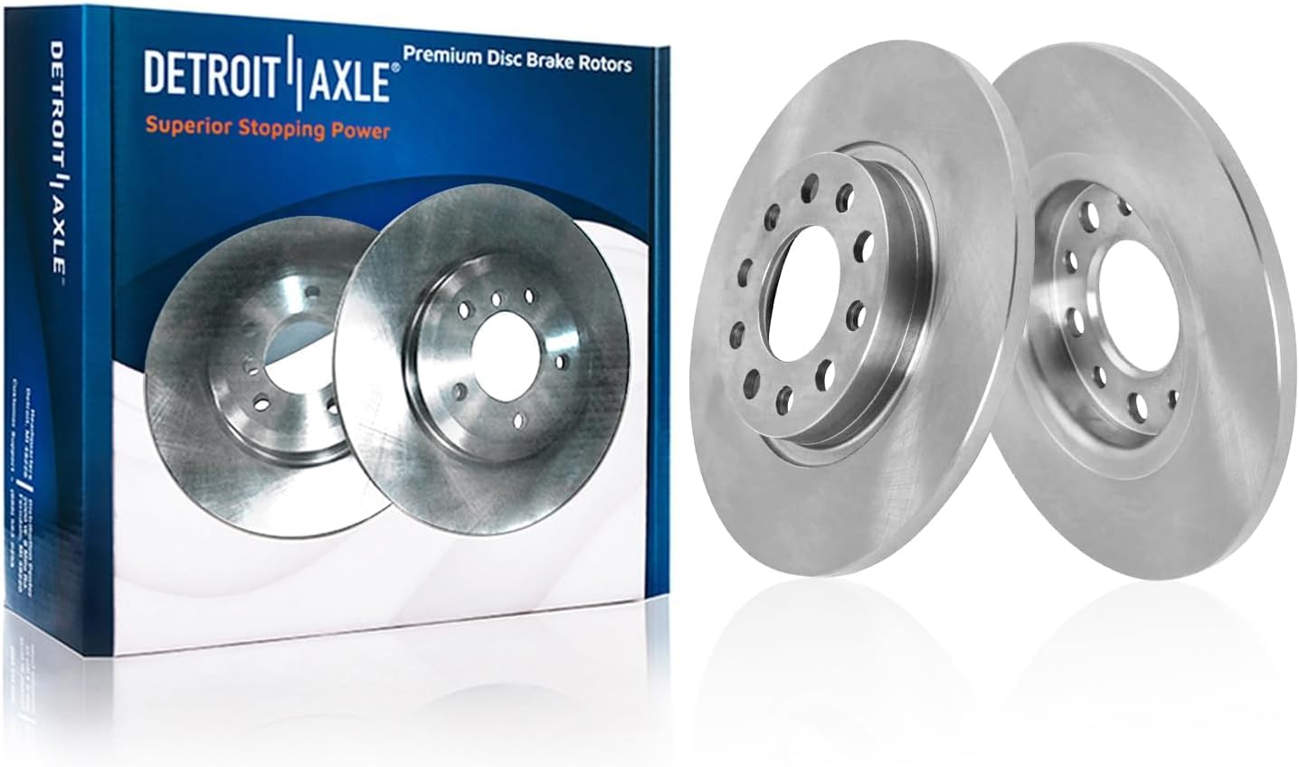 Detroit Axle - Front  Rear Rotors Brake Pads Kit for 2014-2022 Jeep Cherokee — image 5