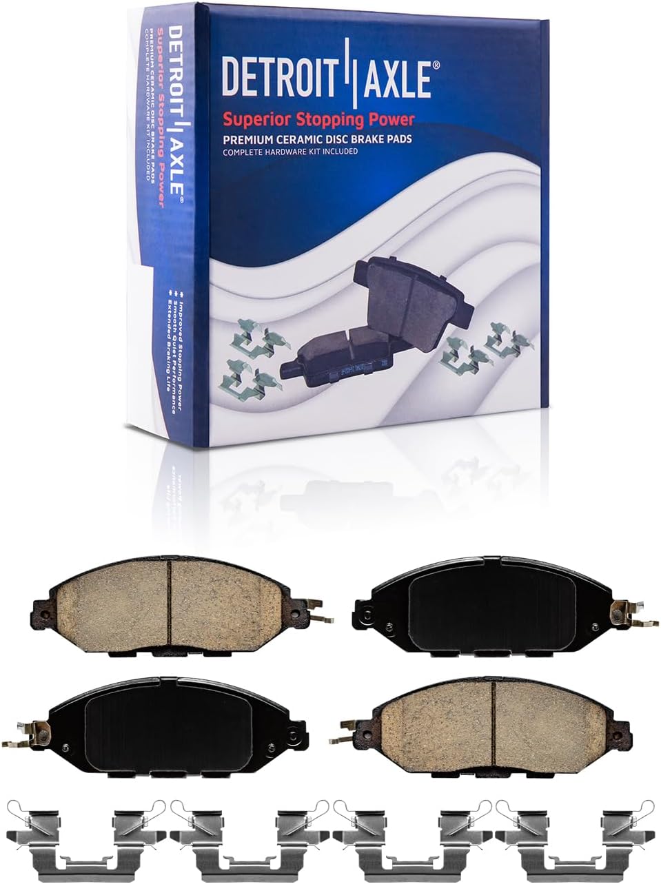 Detroit Axle - Front  Rear Rotors Brake Pads for QX60 Murano Pathfinder JX35 — image 5