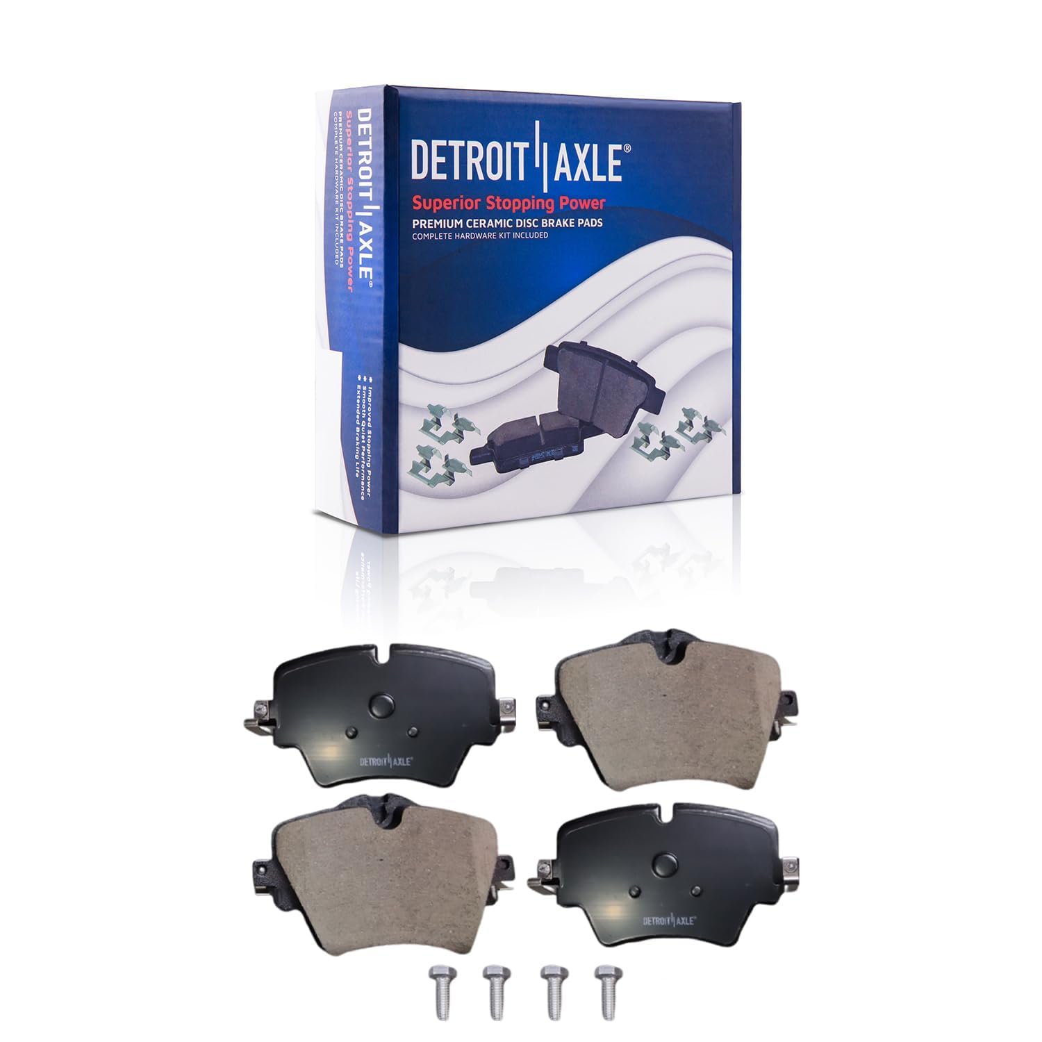 Detroit Axle - Front  Rear Drilled Rotors Brake Pads for X1 Cooper Countryman — image 6