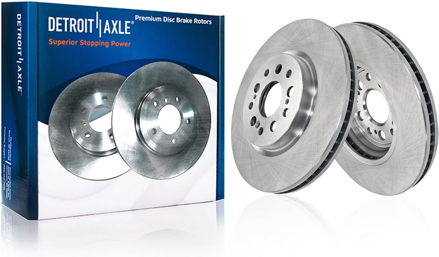Detroit Axle - Front  Rear Disc Rotors Brake Pads for 2017-2021 Honda Clarity — image 4