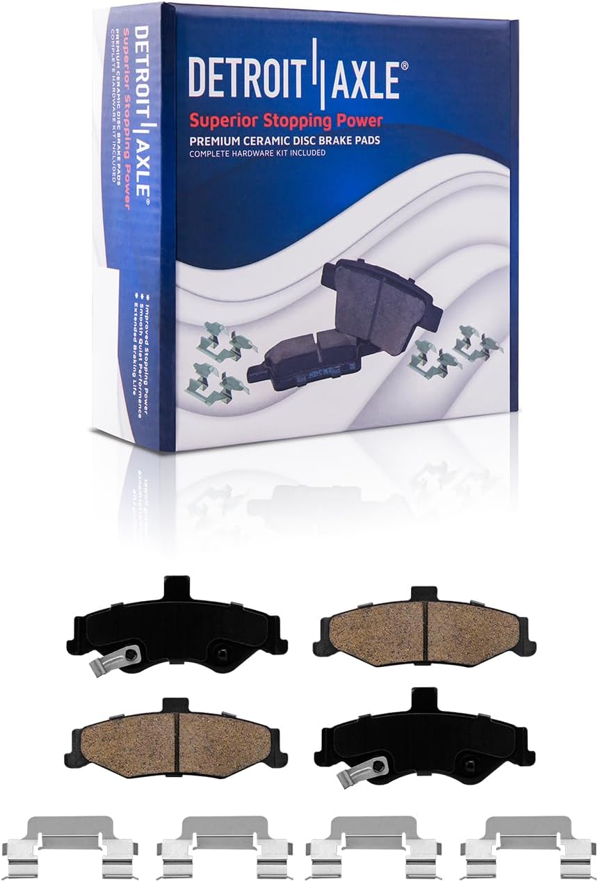 Detroit Axle - Front  Rear Drilled Rotors Brake Pads for 98-02 Camaro Firebird — image 7