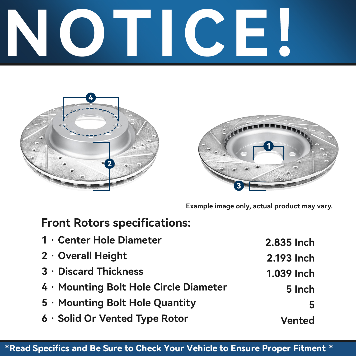 Detroit Axle - Front  Rear Drilled Rotors Brake Pads for 2018-23 Jeep Wrangler — image 8