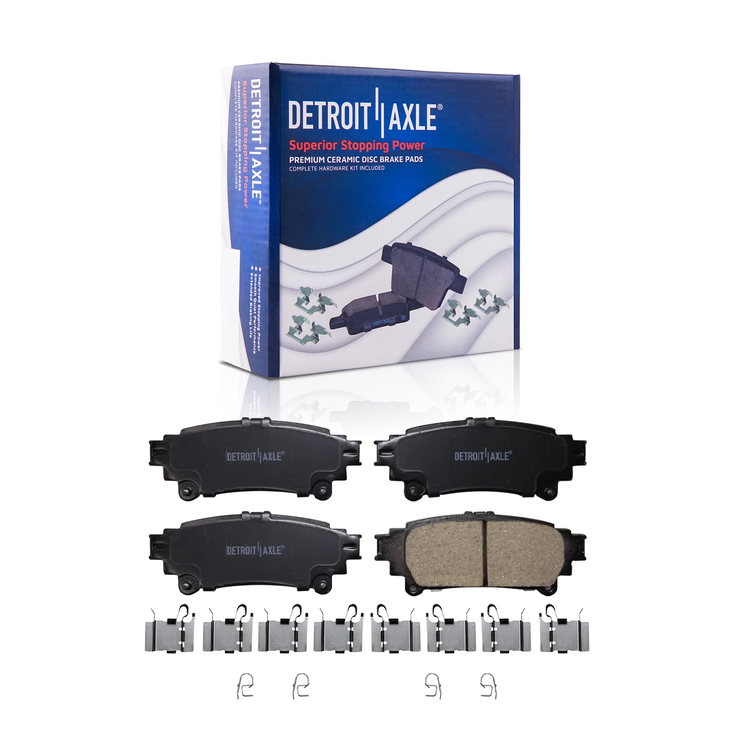 Detroit Axle - Front  Rear Rotors Brake Pads for GS350 IS300 IS350 RC300 RC350 — image 7