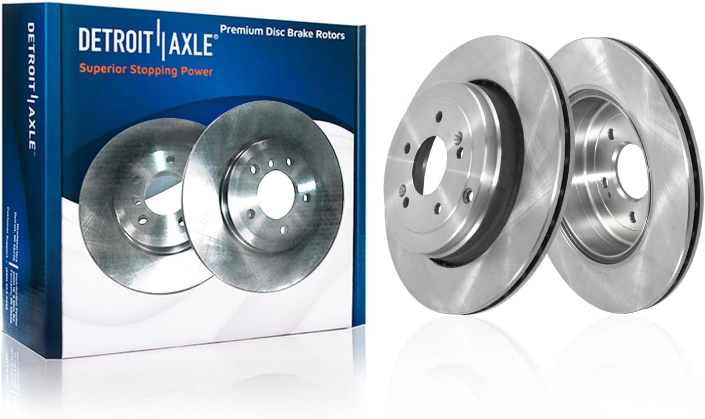 Detroit Axle - Front  Rear Rotors Brake Pads for 2010-16 Hyundai Genesis Coupe — image 5