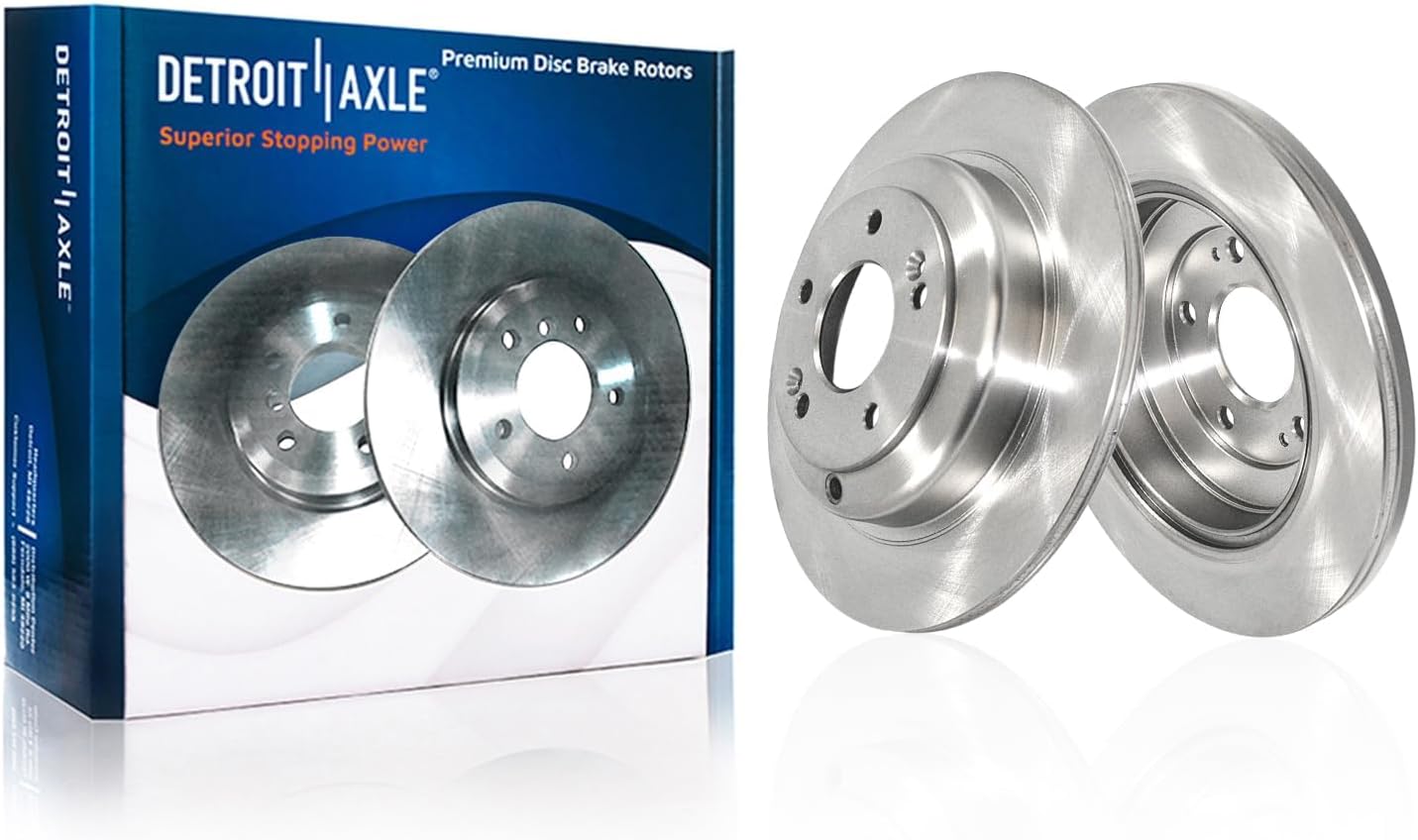 Detroit Axle - Front  Rear Rotors Brake Pads for 2010-16 Hyundai Genesis Coupe — image 5