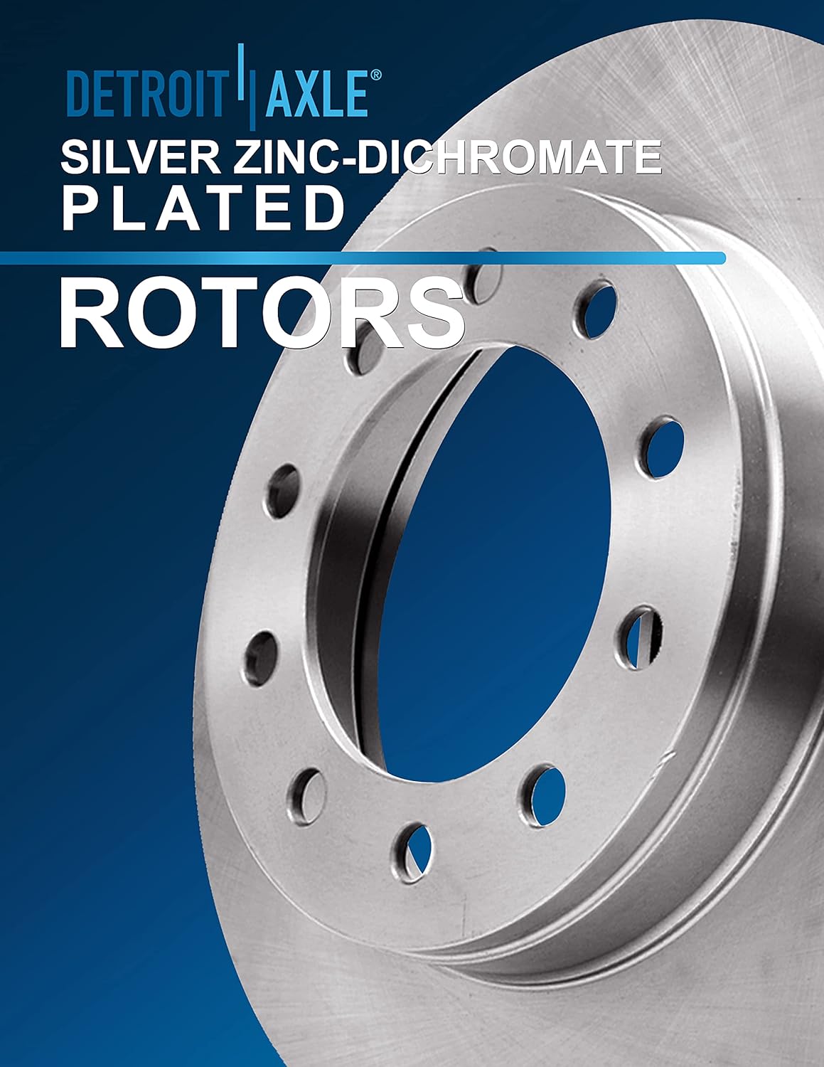Detroit Axle - Front Rear Disc Rotors and Ceramic Brake Pads for Ram 4500 5500 — image 8