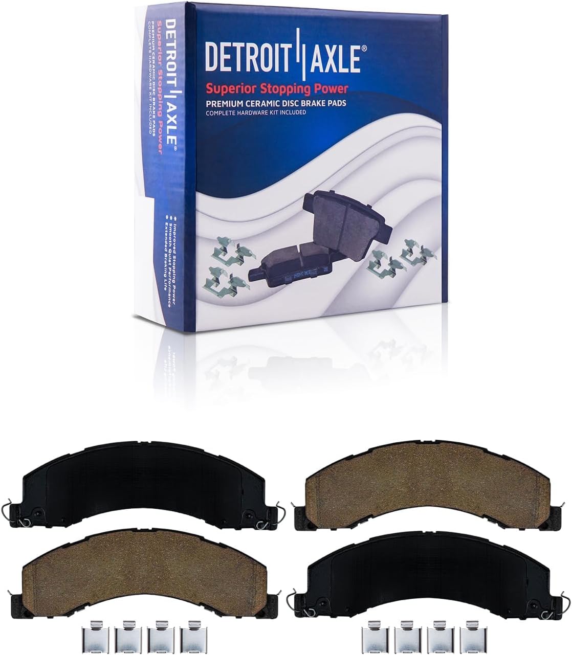 Detroit Axle - Front Rear Disc Rotors and Ceramic Brake Pads for Ram 4500 5500 — image 6