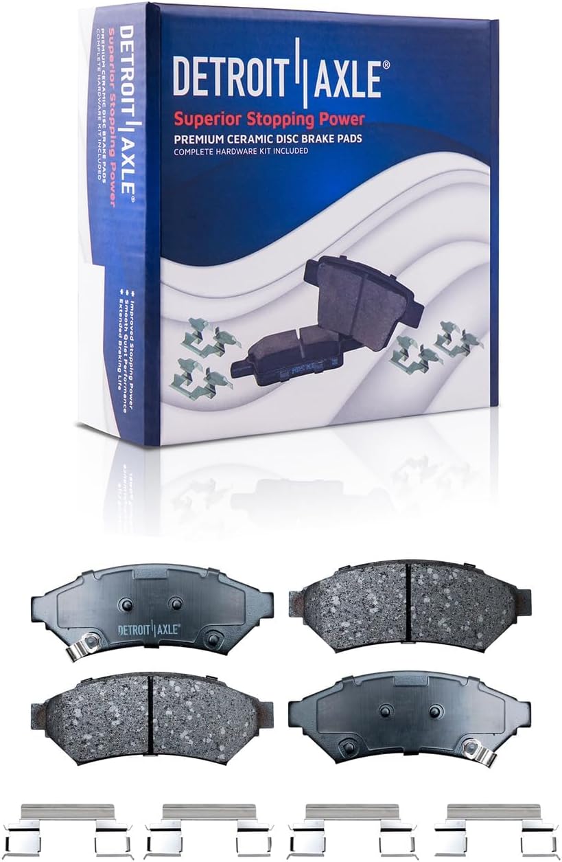 Detroit Axle - Front  Rear Drilled Rotors Brake Pads for Uplander Montana Relay — image 7