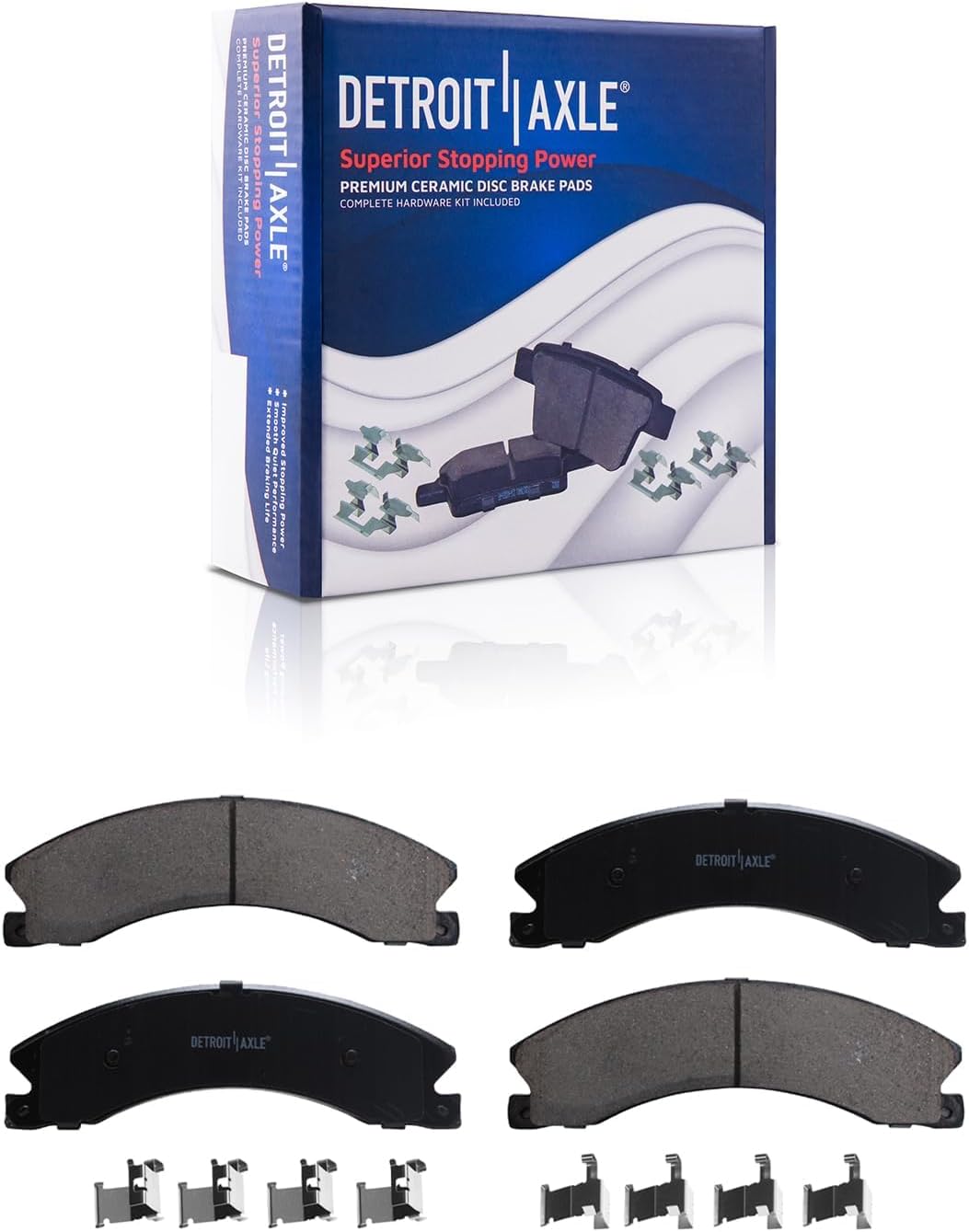 Detroit Axle - Front  Rear Drilled Rotors for 16-19 Silverado Sierra 3500 HD — image 5