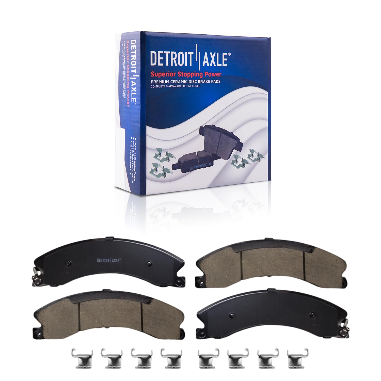 Detroit Axle - Front  Rear Drilled Rotors for 16-19 Silverado Sierra 3500 HD — image 6