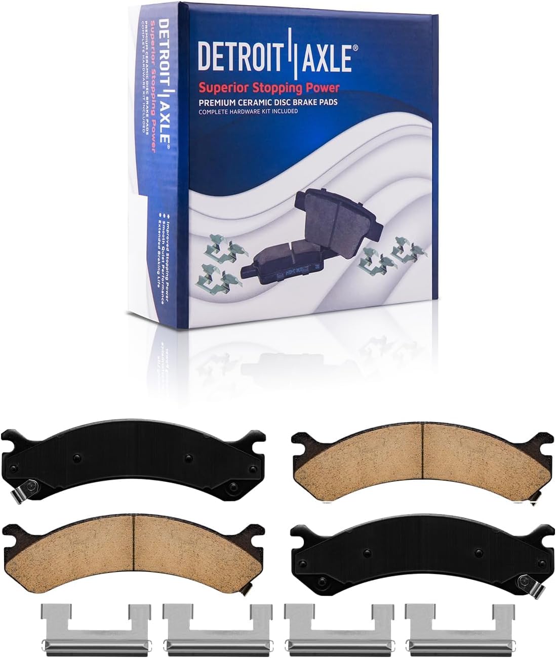 Detroit Axle - Front  Rear Drilled Rotors Kit for Express Savana 2500 3500 — image 5