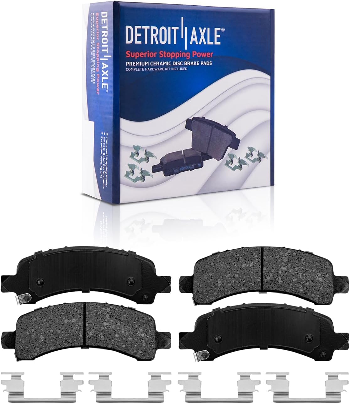 Detroit Axle - Front  Rear Drilled Rotors Kit for Express Savana 2500 3500 — image 6