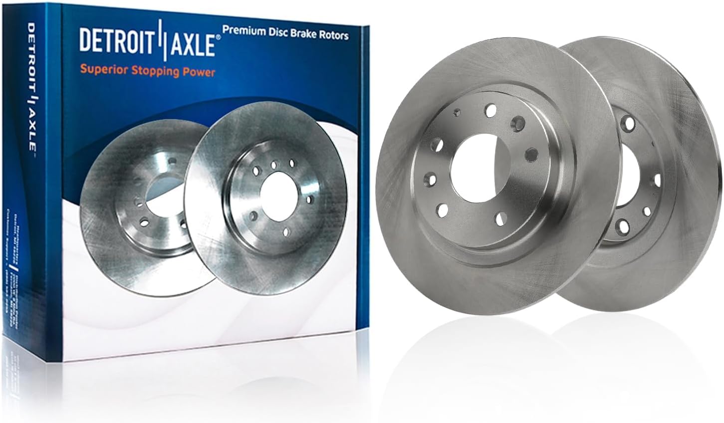 Detroit Axle - FWD Front  Rear Disc Rotors Brake Pads for 2016-2018 Mazda CX-3 — image 5