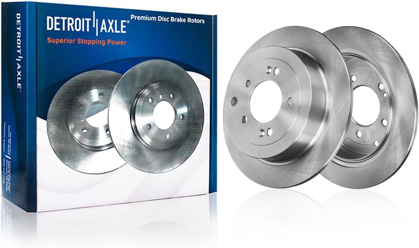 Detroit Axle - Front  Rear Rotors Brake Pads for Hyundai Tucson Kia Sportage — image 5