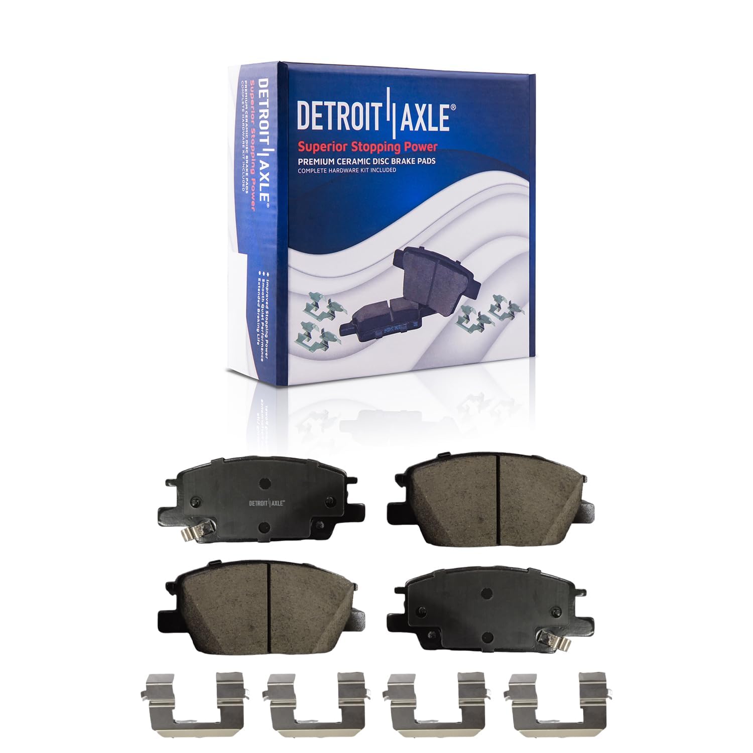 Detroit Axle - Front  Rear Rotors Brake Pads for Equinox Regal TourX Terrain — image 6