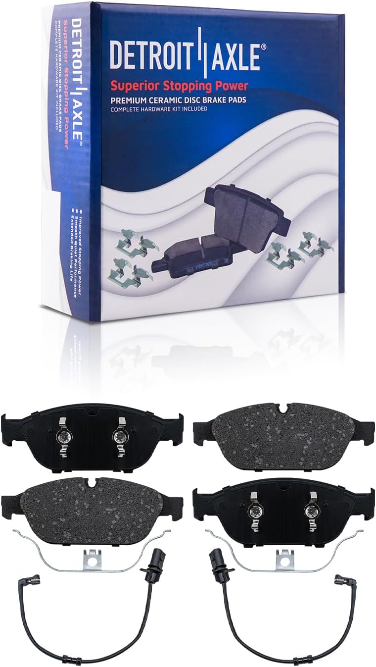 Detroit Axle - Front  Rear Drilled Rotors Brake Pads for A6 A7 A8 Quattro S7 — image 6
