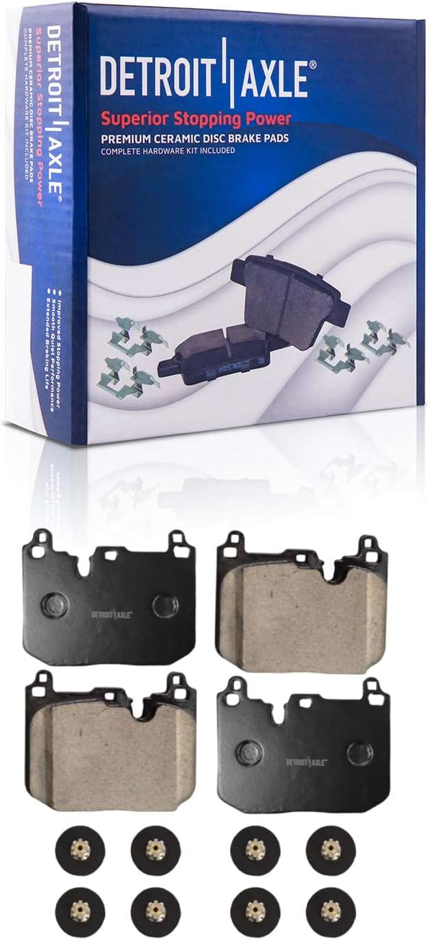 Detroit Axle - Front Rear Drilled Rotors Ceramic Brake Pads for Cooper Clubman — image 6