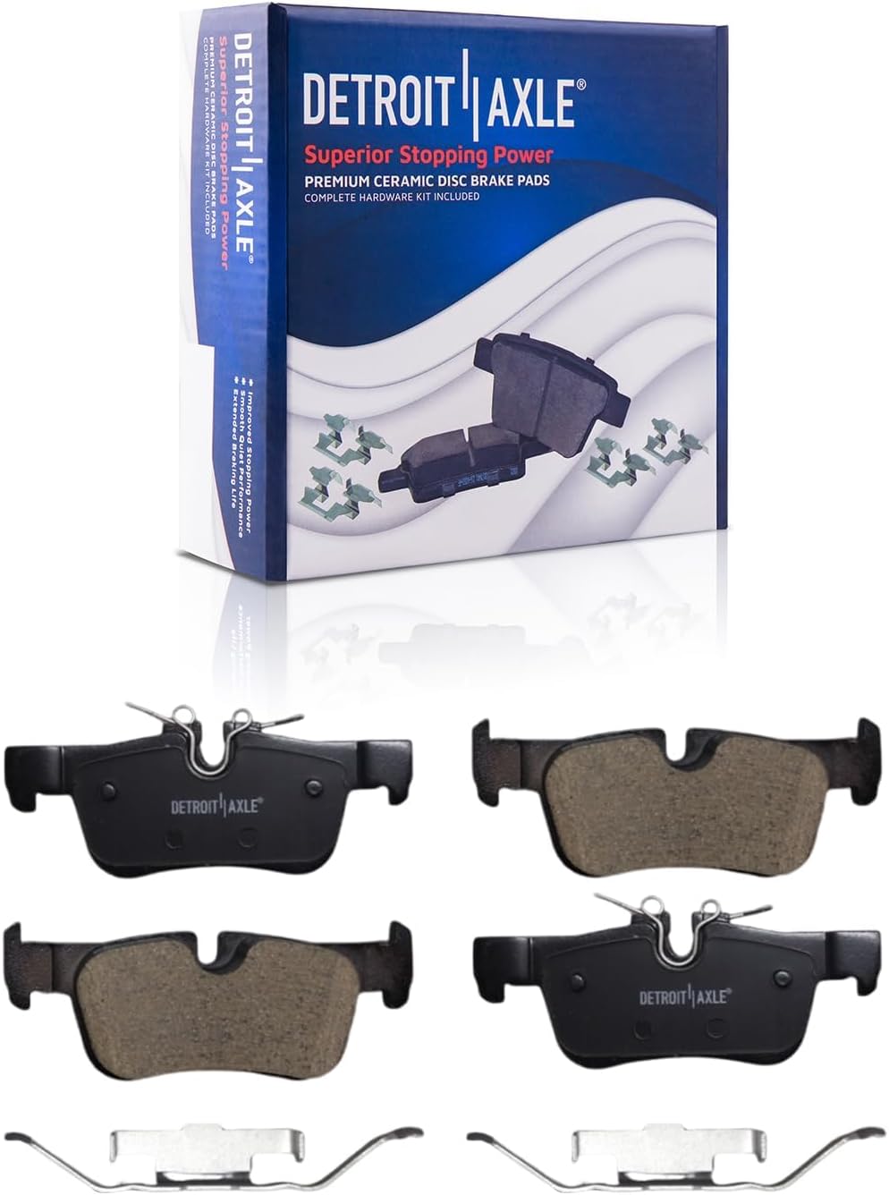 Detroit Axle - Front Rear Drilled Rotors Ceramic Brake Pads for Cooper Clubman — image 7