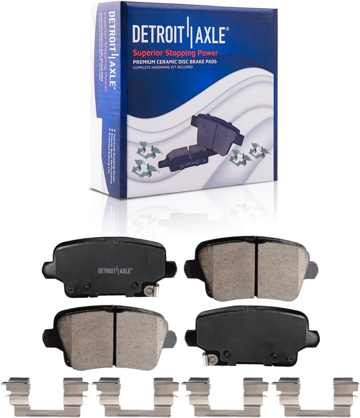 Detroit Axle - Front Rear Drilled Rotors Ceramic Brake Pads for Regal Sportback — image 7