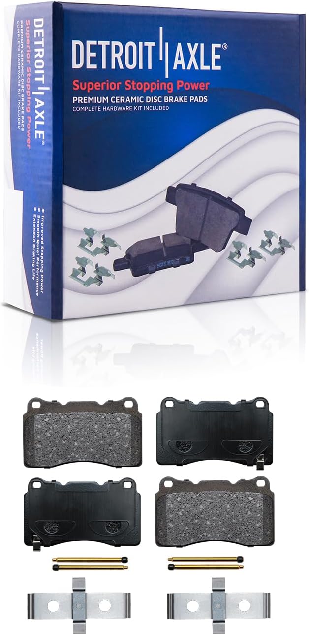 Detroit Axle - Front Rear Drilled Rotors Ceramic Brake Pads for Regal Sportback — image 6