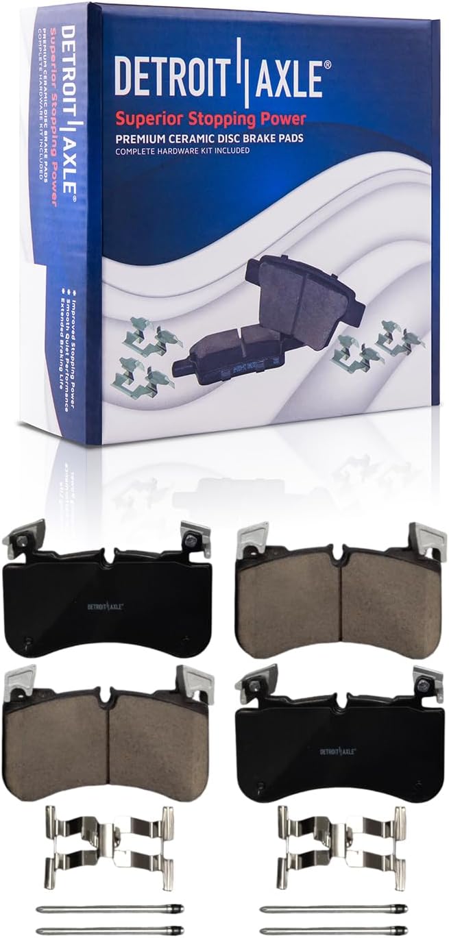 Detroit Axle - Front Rear Disc Rotors and Ceramic Brake Pads for Rover Discovery — image 6