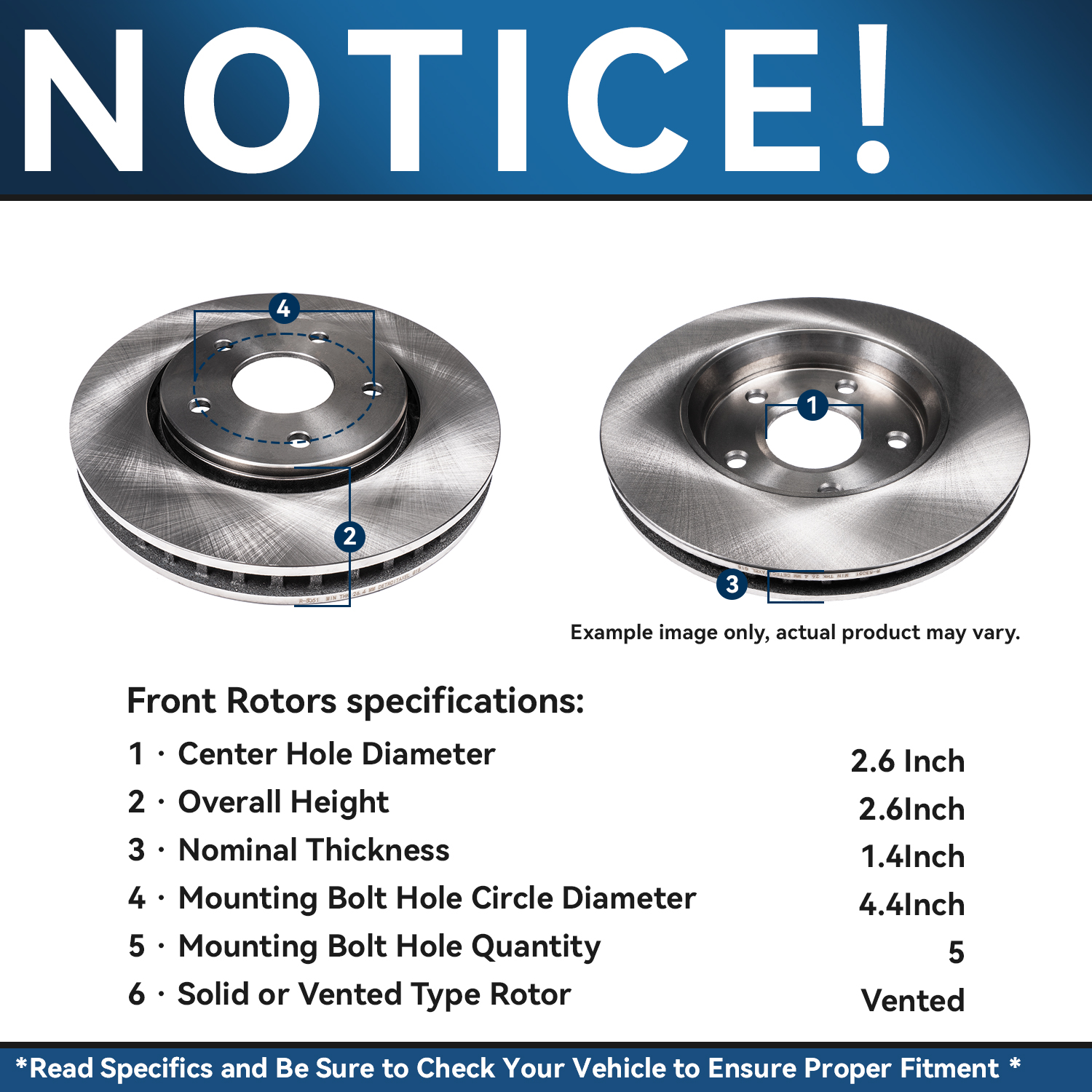 Detroit Axle - Front Rear Disc Rotors Ceramic Brake Pads for 2018-2022 BMW X3 — image 8