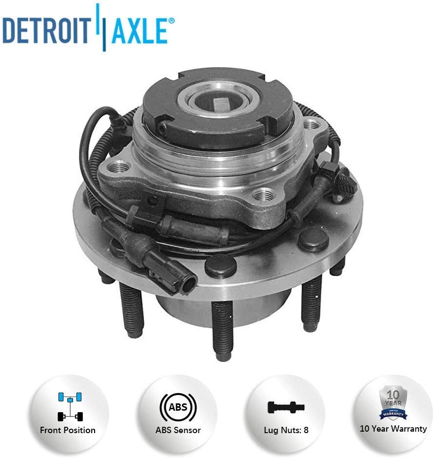 Detroit Axle - 331mm Front Rotors Brake Pads Kit for Excursion F-250 F-350 SD — image 8