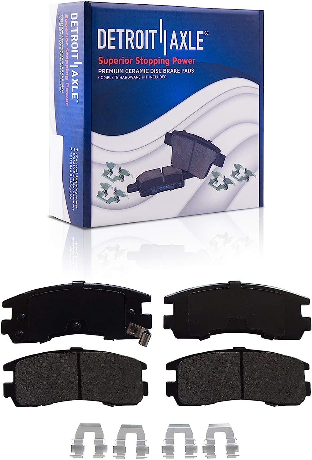 Detroit Axle - Rear Rotors Brake Pads Wheel Hubs for Chevy Impala Buick Regal — image 6