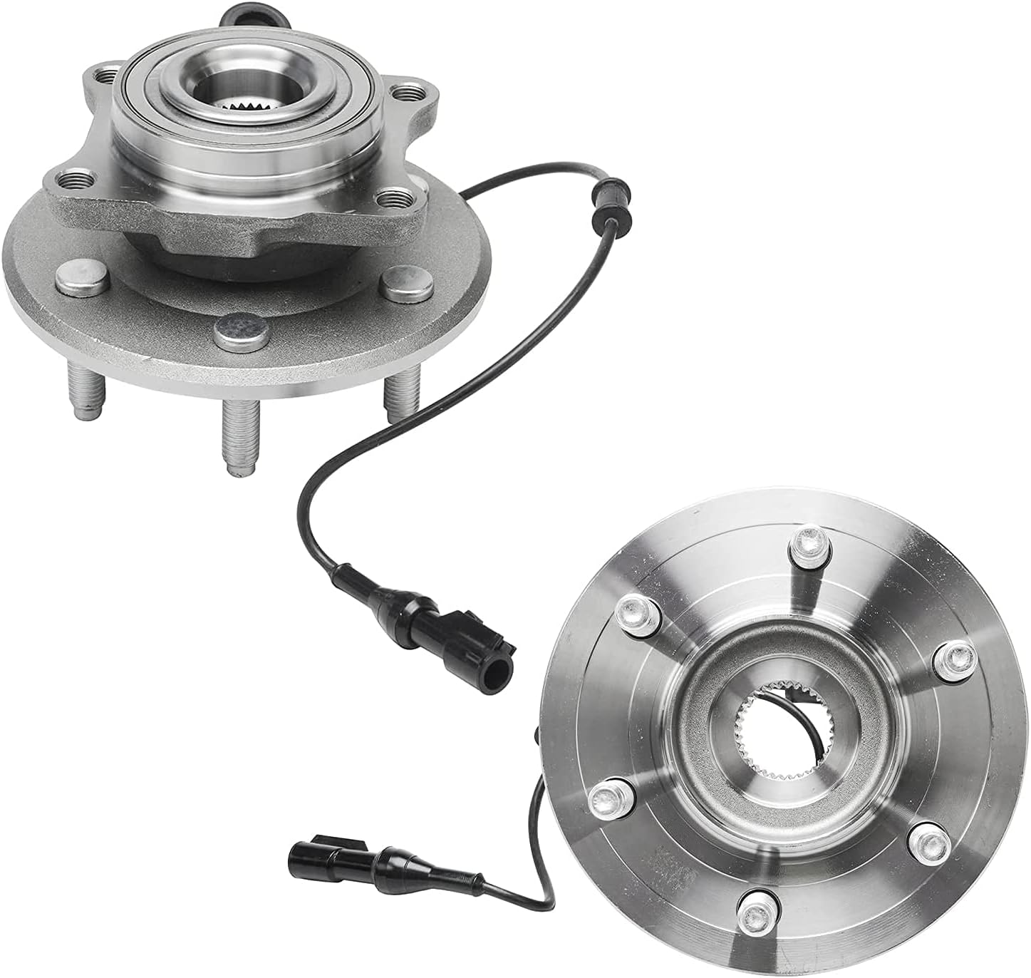 Detroit Axle - Rear Rotors Brake Pads Wheel Hubs for 2003-2006 Ford Expedition — image 4