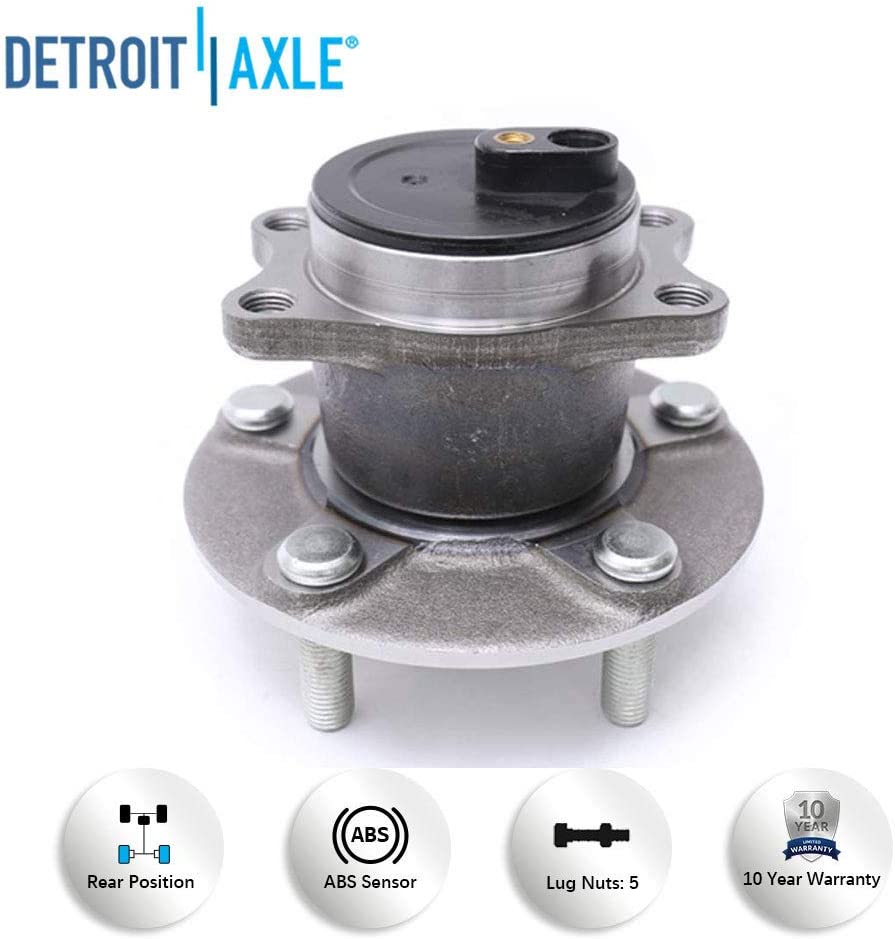 Detroit Axle - Rear Drilled Rotors Brake Pads Wheel Hubs for 200 Sebring Avenger — image 8