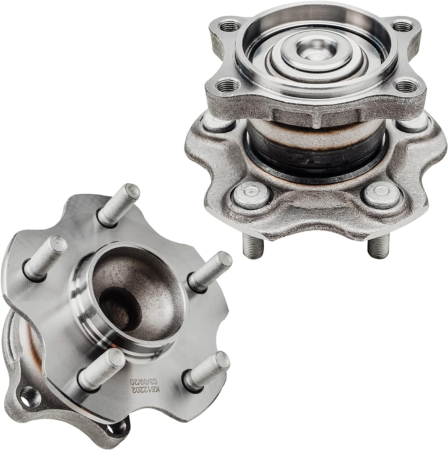 Detroit Axle - Rear Disc Rotors Brake Pads Wheel Hubs for 2002-06 Nissan Altima — image 6