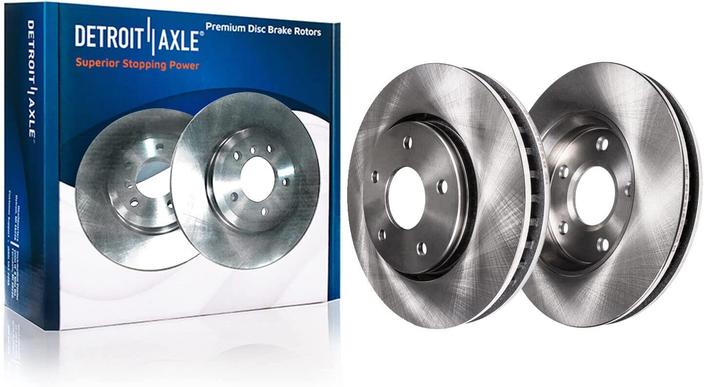 Detroit Axle - Front Rotors Brake Pads Wheel Hubs for Cherokee XJ Wrangler TJ — image 4