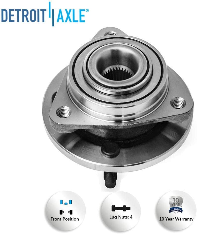 Detroit Axle - Front Disc Rotors Brake Pads Kit for Chevy Cobalt Pontiac G5 — image 8