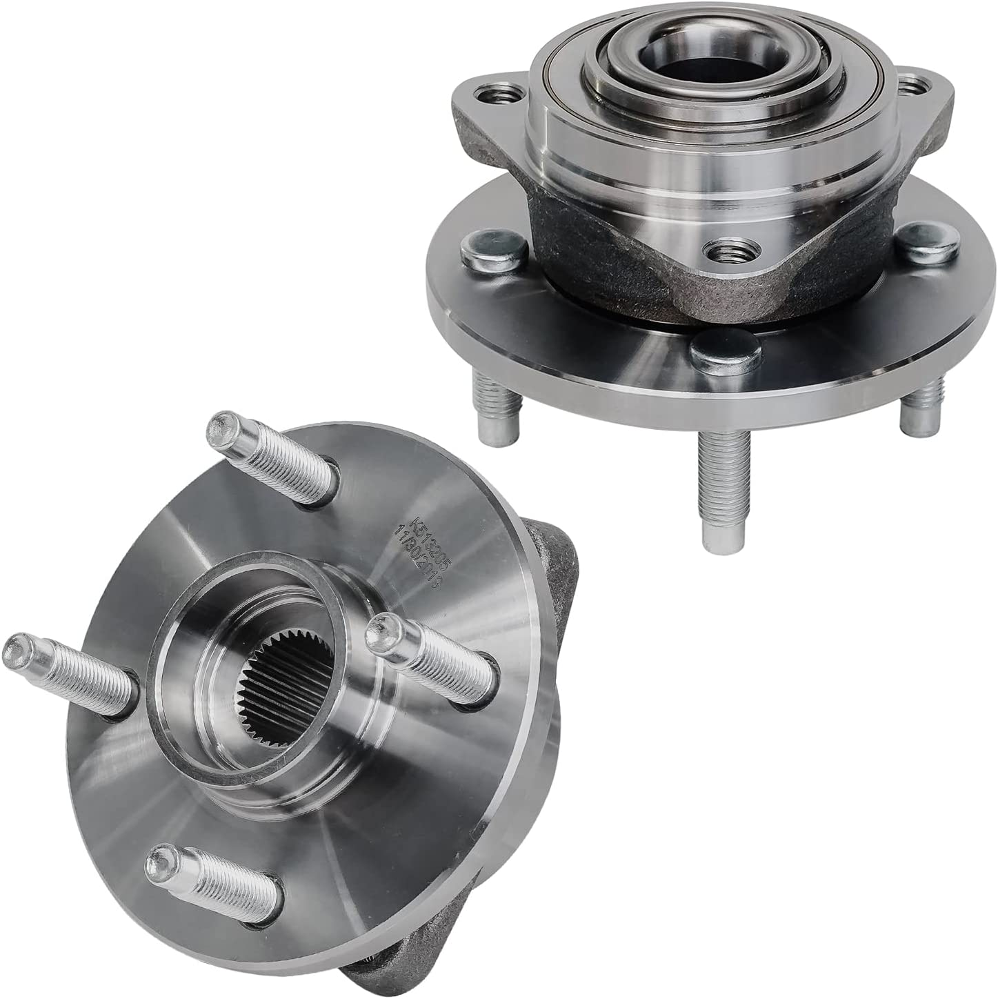 Detroit Axle - Front Disc Rotors Brake Pads Kit for Chevy Cobalt Pontiac G5 — image 6