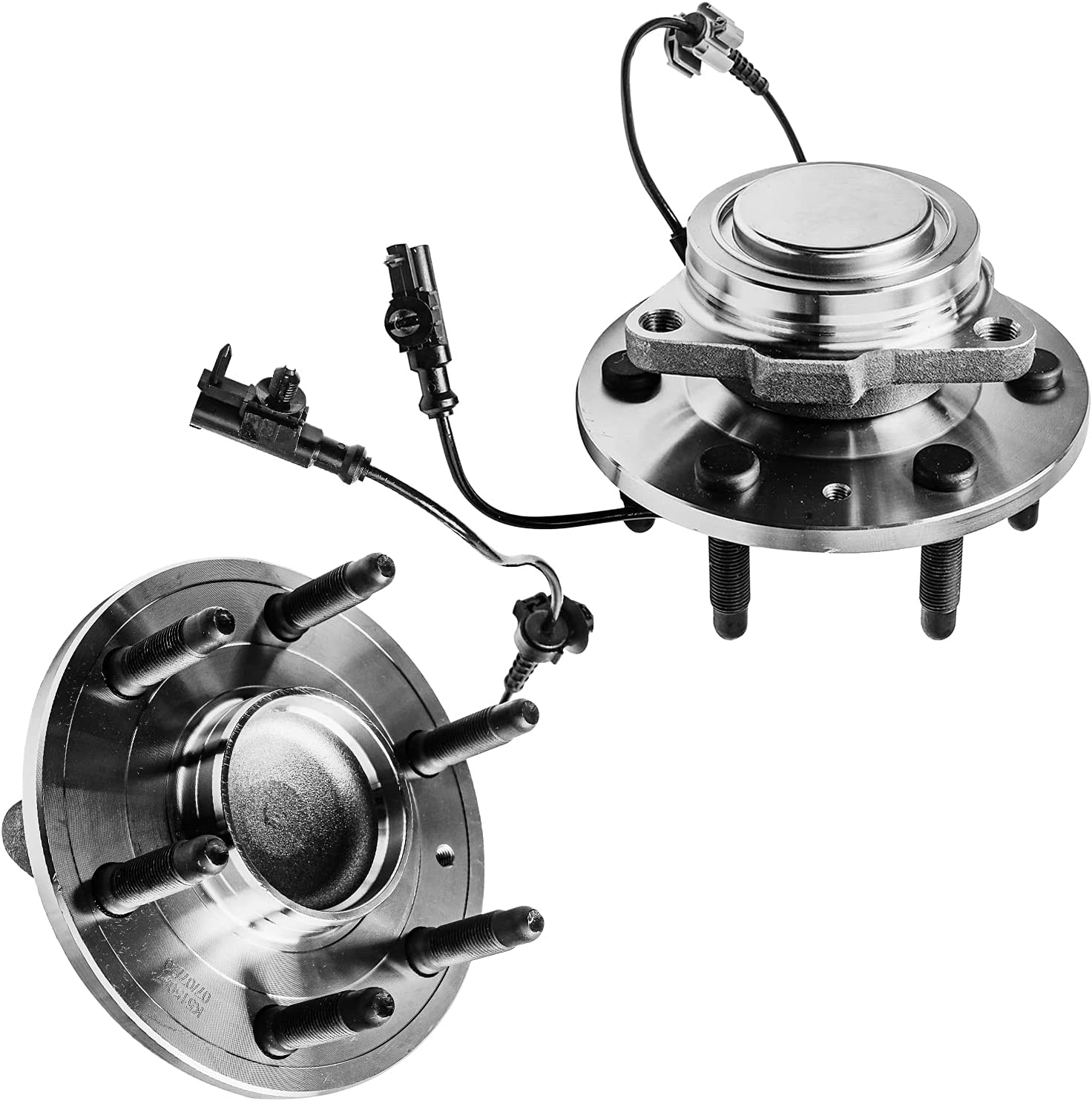Detroit Axle - 2WD Front Drilled Rotors Brake Pads Wheel Hubs for Silverado 1500 — image 6
