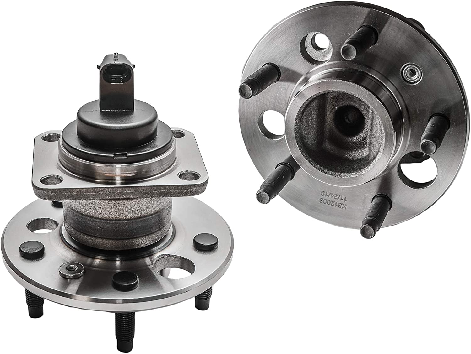 Detroit Axle - Rear Rotors Brake Pads Wheel Hubs for 2006-2011 Buick Lucerne DTS — image 6