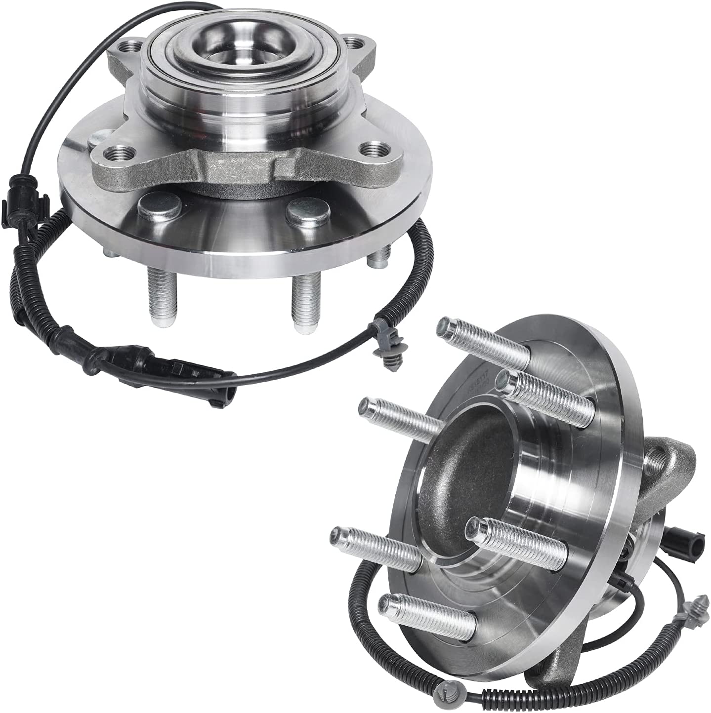 Detroit Axle - 2WD Front Drilled Rotors Brake Pads Kit for Ford F-150 Expedition — image 6