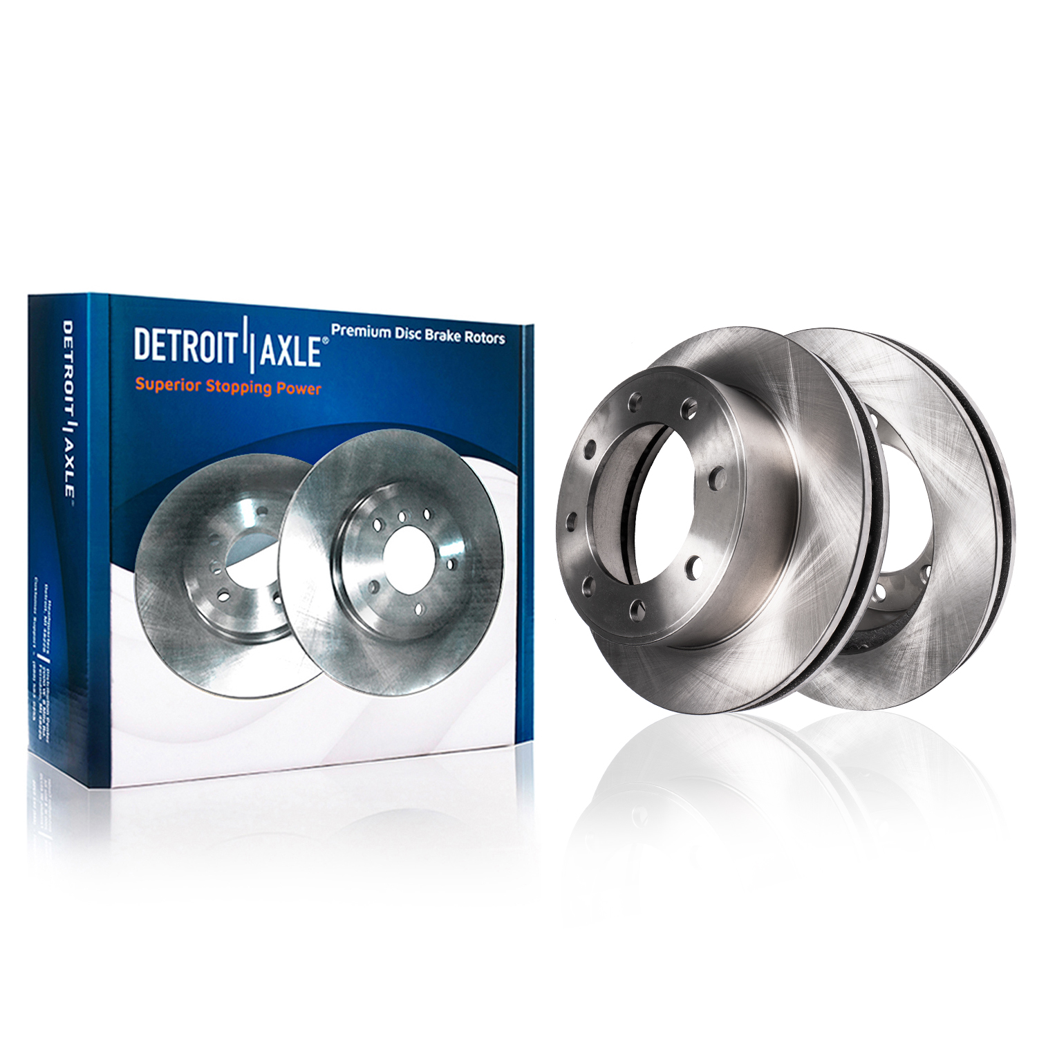 Detroit Axle - 4WD Front Brake Kit Wheel Hubs for 01-06 Silverado Sierra 1500 HD — image 4