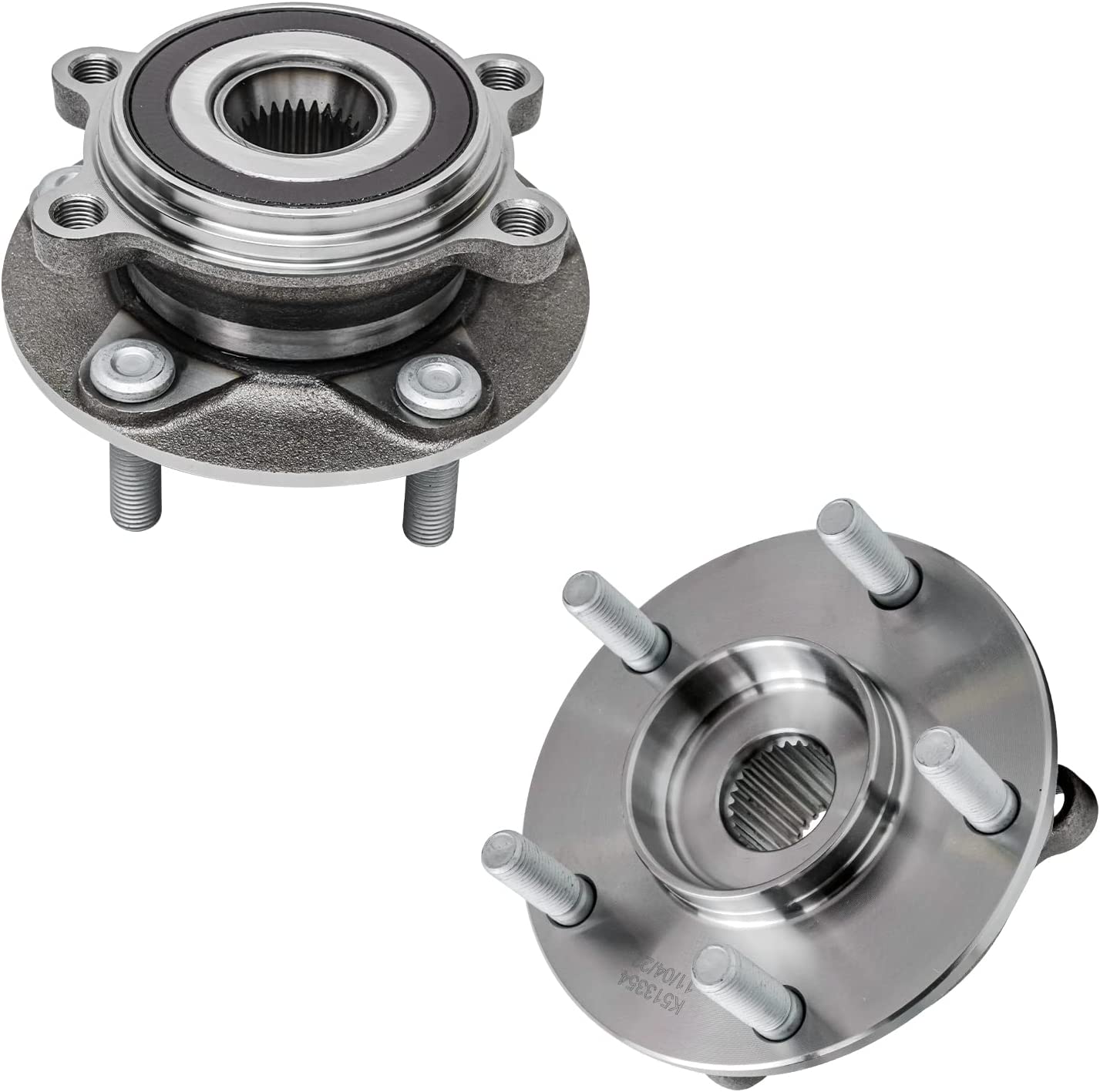 Detroit Axle - 280mm Front Disc Rotors Brake Pads Wheel Hubs for 2014-18 Mazda 3 — image 6