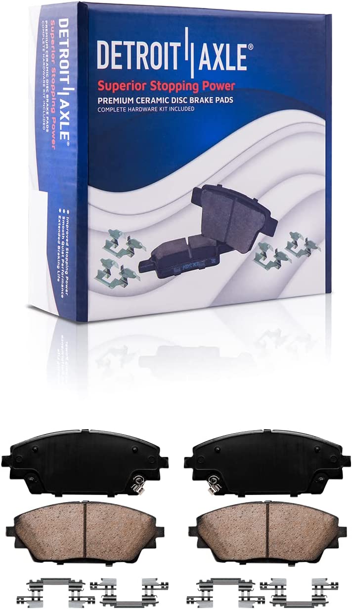 Detroit Axle - Front Disc Rotors Brake Pads Wheel Hubs for Mazda 3 Sport CX-3 — image 5
