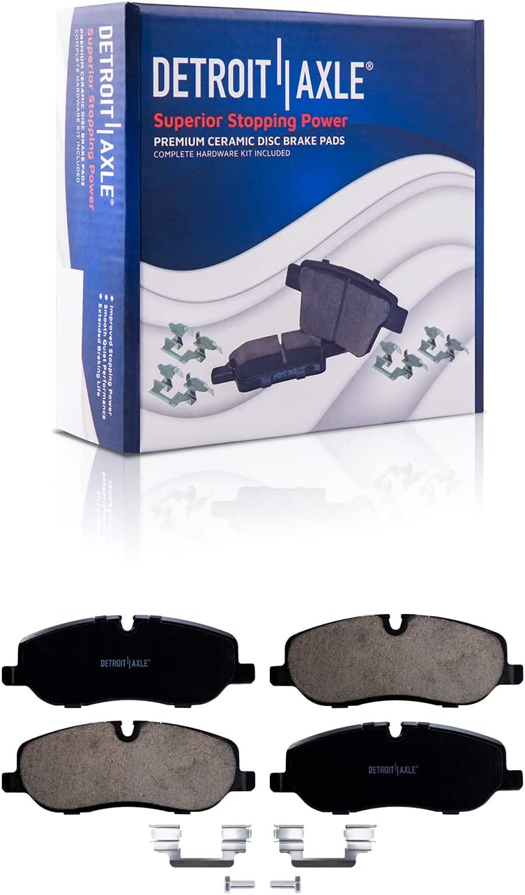 Detroit Axle - Front Rotors Brake Pads Hubs for 2005-2009 LR3 Range Rover Sport — image 5