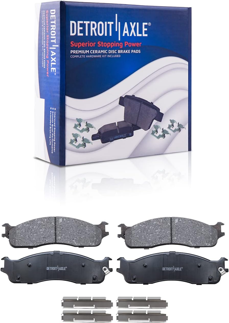 Detroit Axle - RWD Front Disc Rotors Brake Pads Kit for 2006-2008 Dodge Ram 1500 — image 6