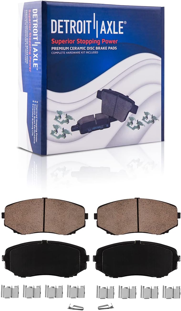 Detroit Axle - Front Disc Rotors Brake Pads for 2007-2010 Ford Edge Lincoln MKX — image 6