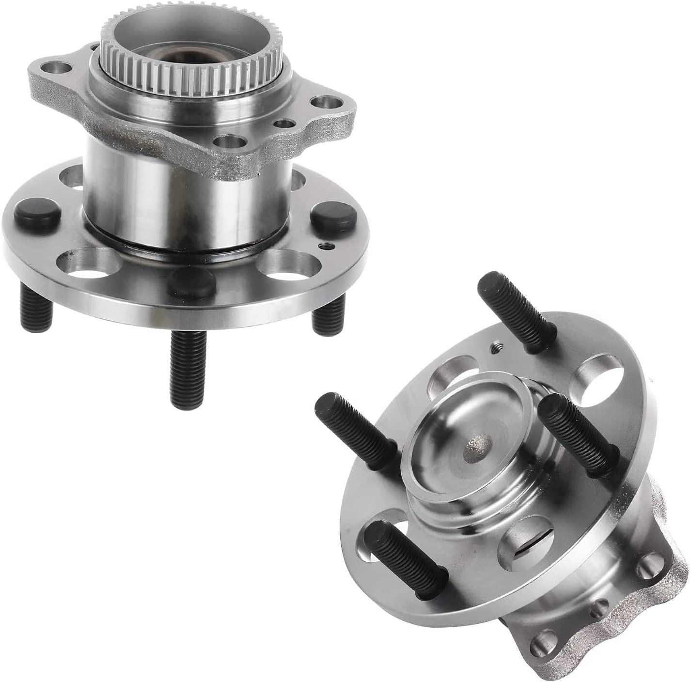 Detroit Axle - Rear Rotors Brake Pads Wheel Hubs for 2012-17 Hyundai Accent Rio — image 6