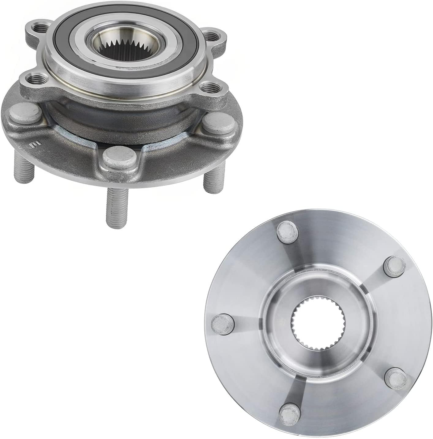 Detroit Axle - Front Disc Rotors Brake Pads Wheel Hubs Kit for 2014-2018 Mazda 6 — image 6