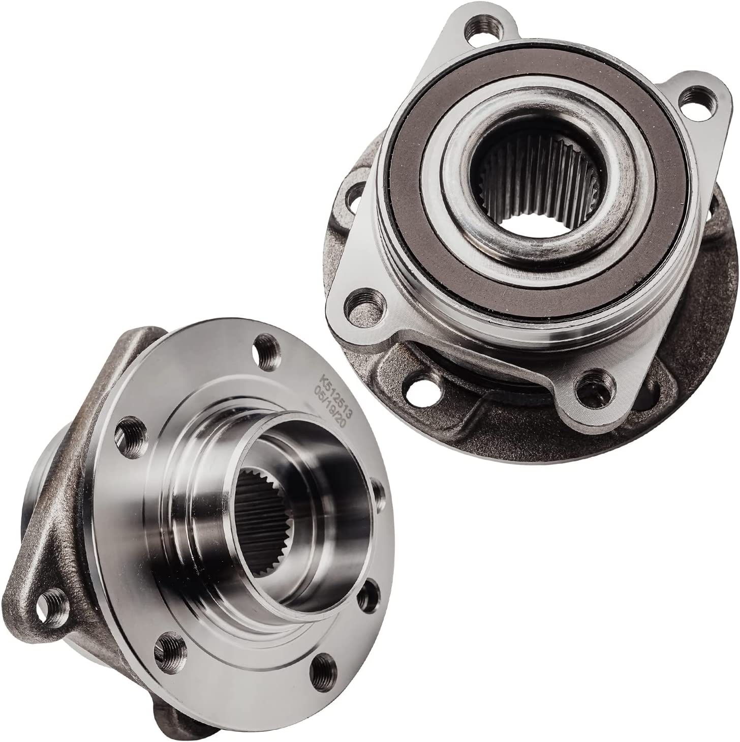 Detroit Axle - AWD Rear Drilled Rotors Brake Pads Hubs for 2014 2015-22 Cherokee — image 6