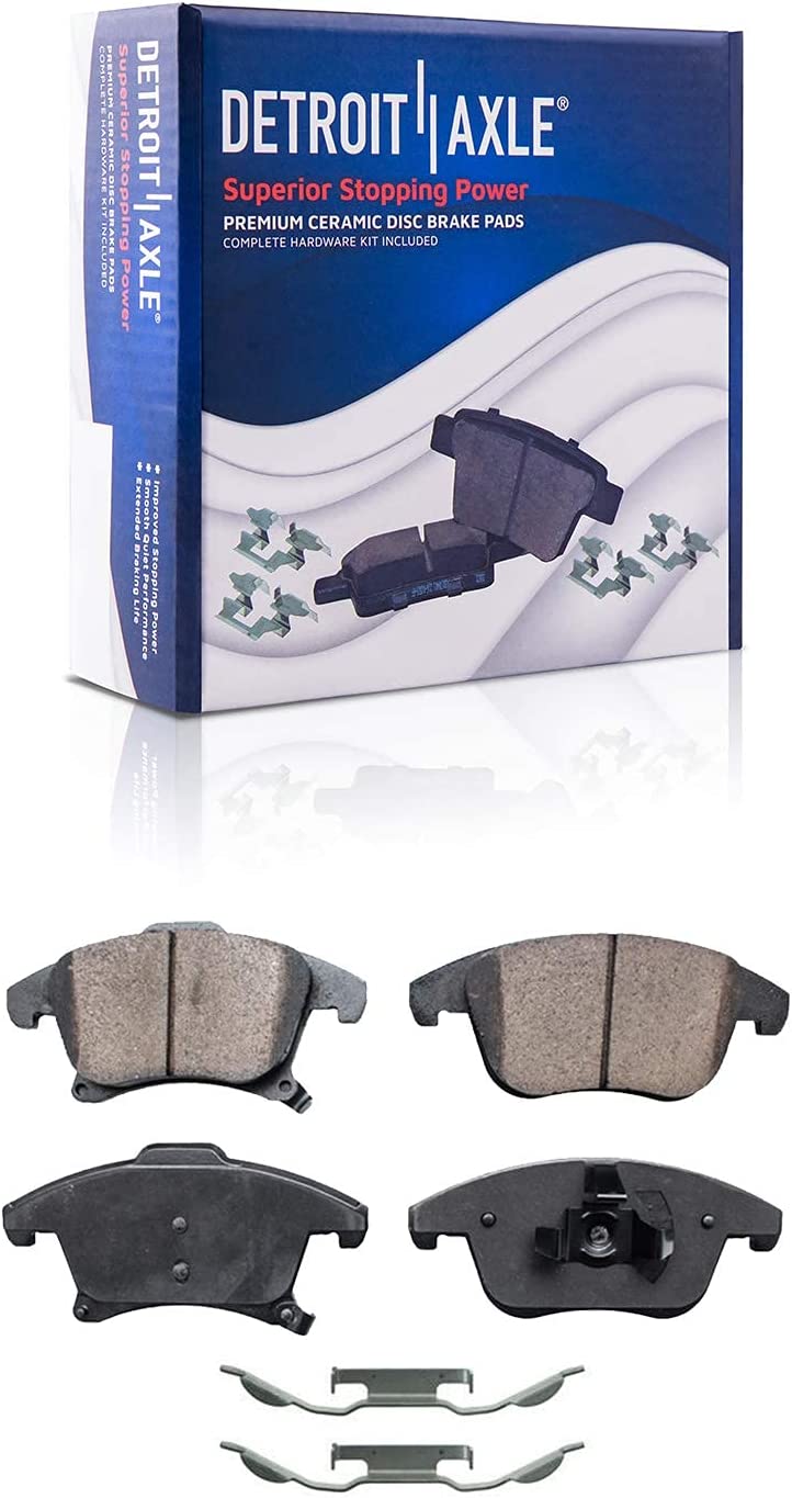 Detroit Axle - Front Drilled Rotors Brake Pads Hubs for Police Responder Hybrid — image 5