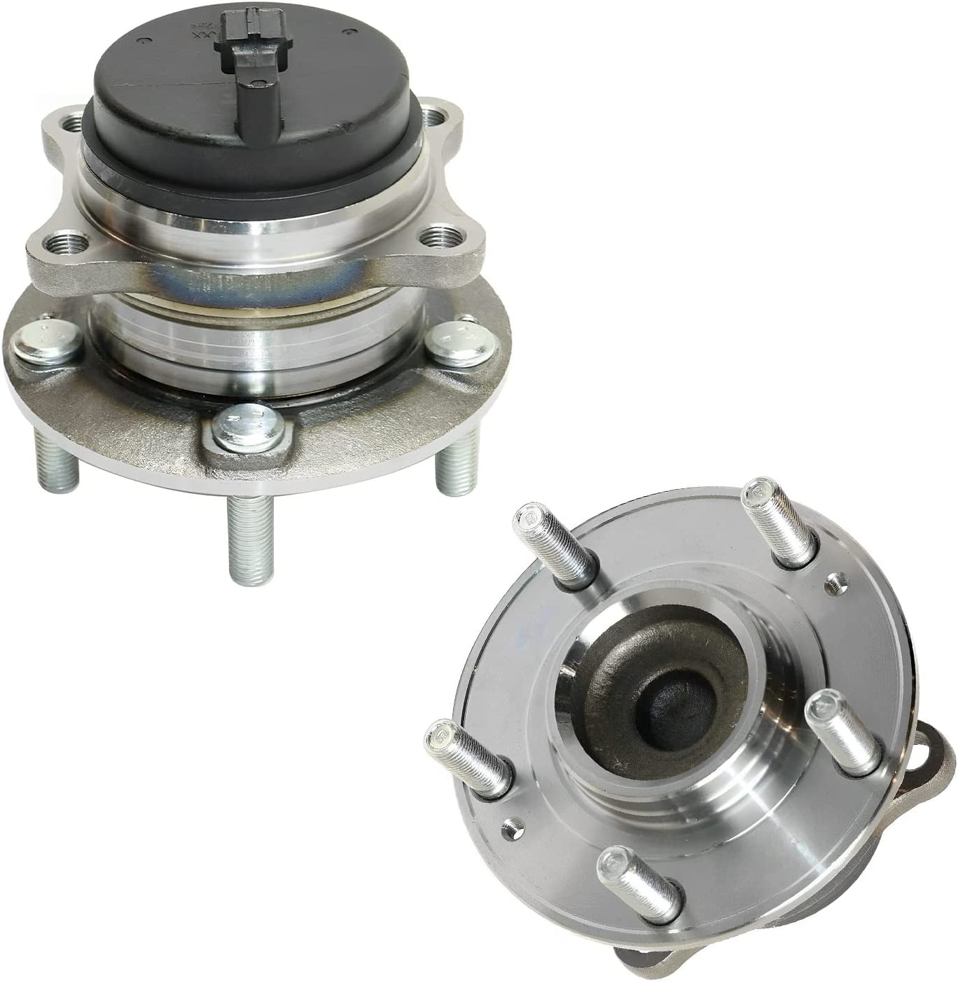 Detroit Axle - Rear Drilled Rotors Brake Pads Hubs for Hyundai Santa Fe Sport Xl — image 6