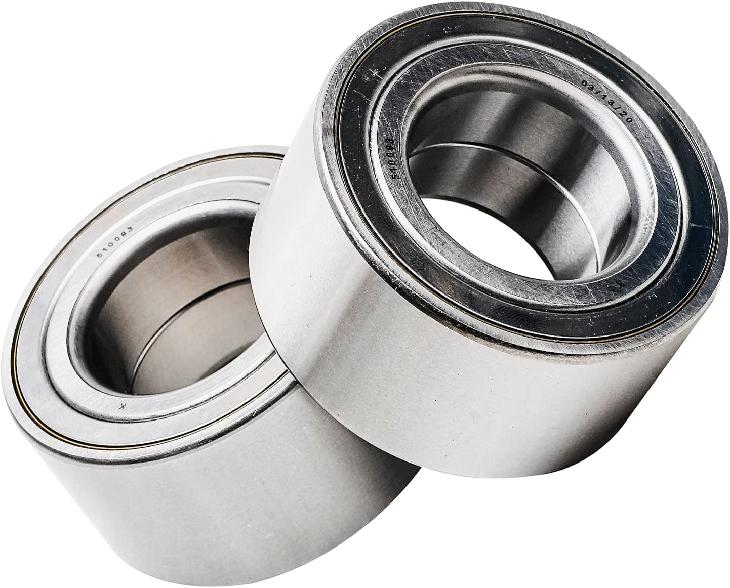 Detroit Axle - Front Drilled Rotors Brake Pads Bearings for Kia Forte5 Veloster — image 6