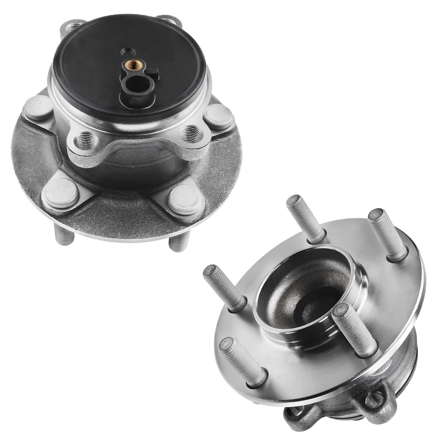 Detroit Axle - Rear Rotors Brake Pads Wheel Hubs Kit for 2014-2018 Mazda 3 Sport — image 6